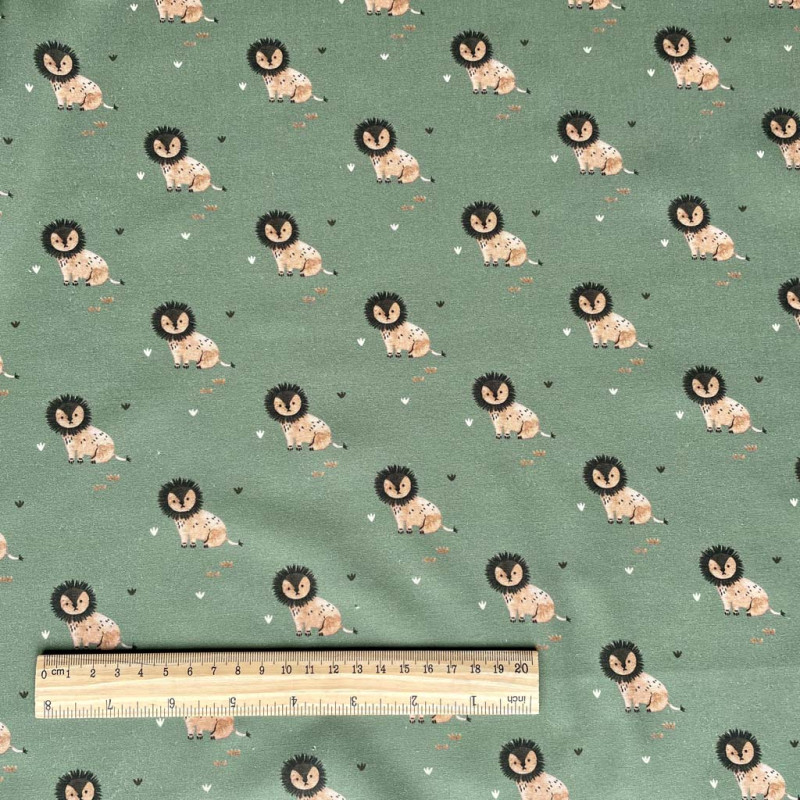 Printed Cotton LIOVERDO Khaki / Brown Tones